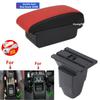 For Peugeot 206 Armrest box For Peugeot 206 207 CC Cabrio Armrest Box Central storage Box Retrofit Interior  Car Accessories