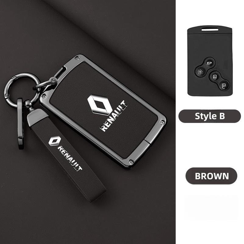 Radkappen für Renault Captur Megane Talisman Espace Clio Zoe Koleos Scenic 4 Arkana Dacia Sandero Card Fashion Metall Auto Schlüsselhülle
