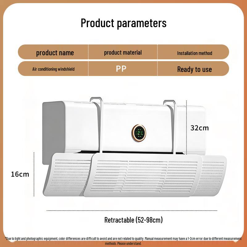 Universal AC Wind Deflector