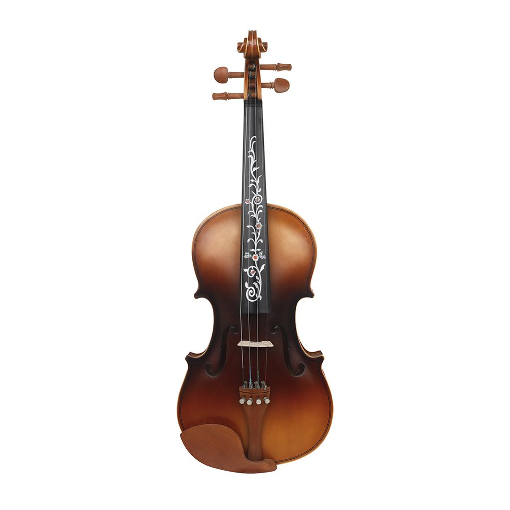 IRIN 4/4 Violin Fingerboard Ebony Fingerboard Black Colored Pattern Violin Fingerboard Stringed Instrument Parts & Accessory