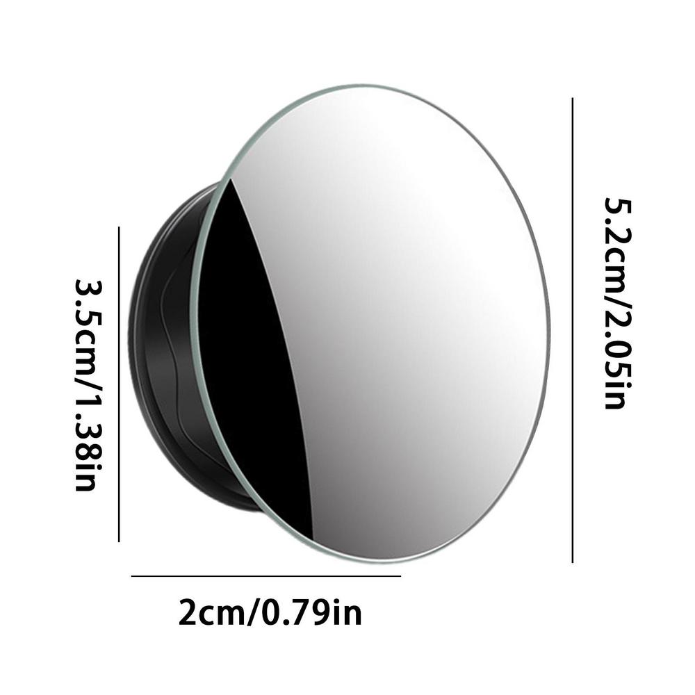 

Автомобильное зеркало для слепых зон, круглое, HD-стекло, безрамное, выпуклое, с присоской, зеркала заднего вида, внешние аксессуары для автомобиля