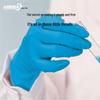 Aimas Blue Nitrile Disposable Protective Gloves – Thick, Durable, Food-Safe Inspection Gloves
