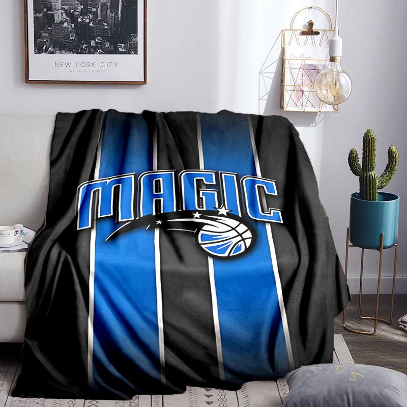 Basketball Orlando Logo Blanket Lightweight Flannel Bedding Blanket Perfect for Travel, Camping, Living Rooms, Offices, Sofas, Fan Christmas Gift