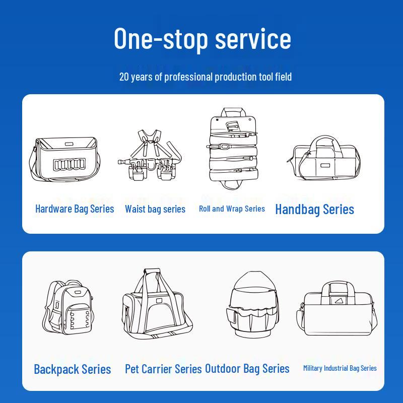 Durable Waterproof Multi-function Oxford Cloth Outdoor Tool Bag