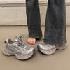 Versatile women's platform casual shoes spring and summer mesh breathable outdoor sports shoes