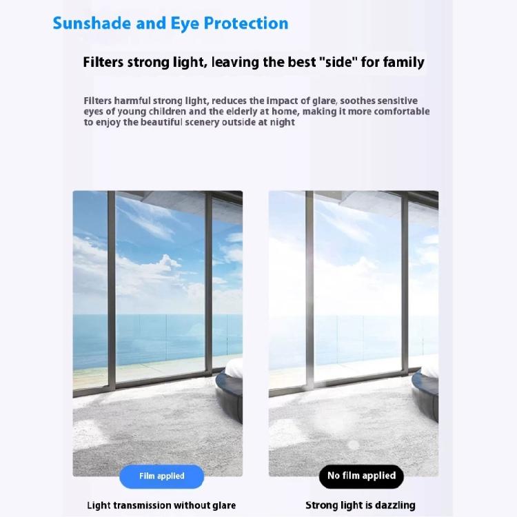 Privacy Enhancing Window Film For Heat Insulation Ray Reduction Durability Auto Stick Glass Protective Scratch Resistant