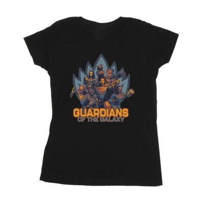 Guardians Of The Galaxy Volume 3 Damen/Damen Schild Baumwoll-T-Shirt