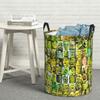 Laundry Collector Shrek 2 Foldable Laundry Basket Large Storage Children Washing Basket Home Organizer
