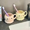 Ins High-value Octopus Brushing Mouthwash Cup 2025 New Couple Washing Cup Bathroom Children's Brushing Cup