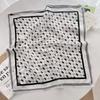 Versatile Decorative Lace Small Square Scarf Silk Scarf Female Simple Temperament Small Scarf