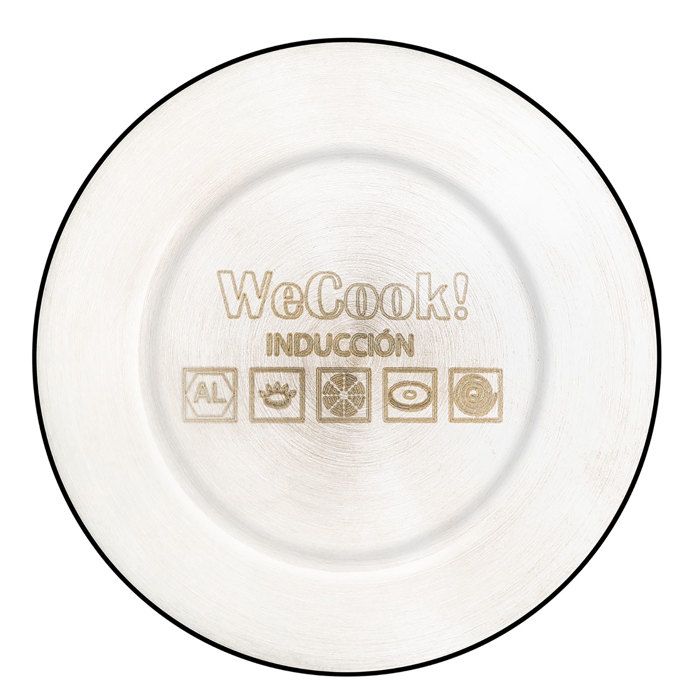 Cafetière expresso italienne induction, aluminium 6 tasses de café, vitrocérame wecook luccia noir