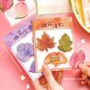 Various Simulate Leaves Collection Self-Adhesive N Times Memo Pad Sticky Notes Bookmark Stationery Office School Supplies