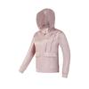Fila Golf Series Hooded Solid Color Casual Long Sleeve Jacket Women Jackets Light-Beige A11W515704FPK