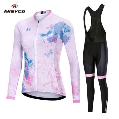 2026 Herbst Atmungsaktives Damen Pro Radsport Langarm Trikot Set Frühling Sportanzug MTB Fahrradbekleidung Damen Fahrradkleidung Roupas Femininas