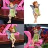 Flower Fairy Resin Craft Figurine Desktop Ornament Gift For Kids And Teen Collectors