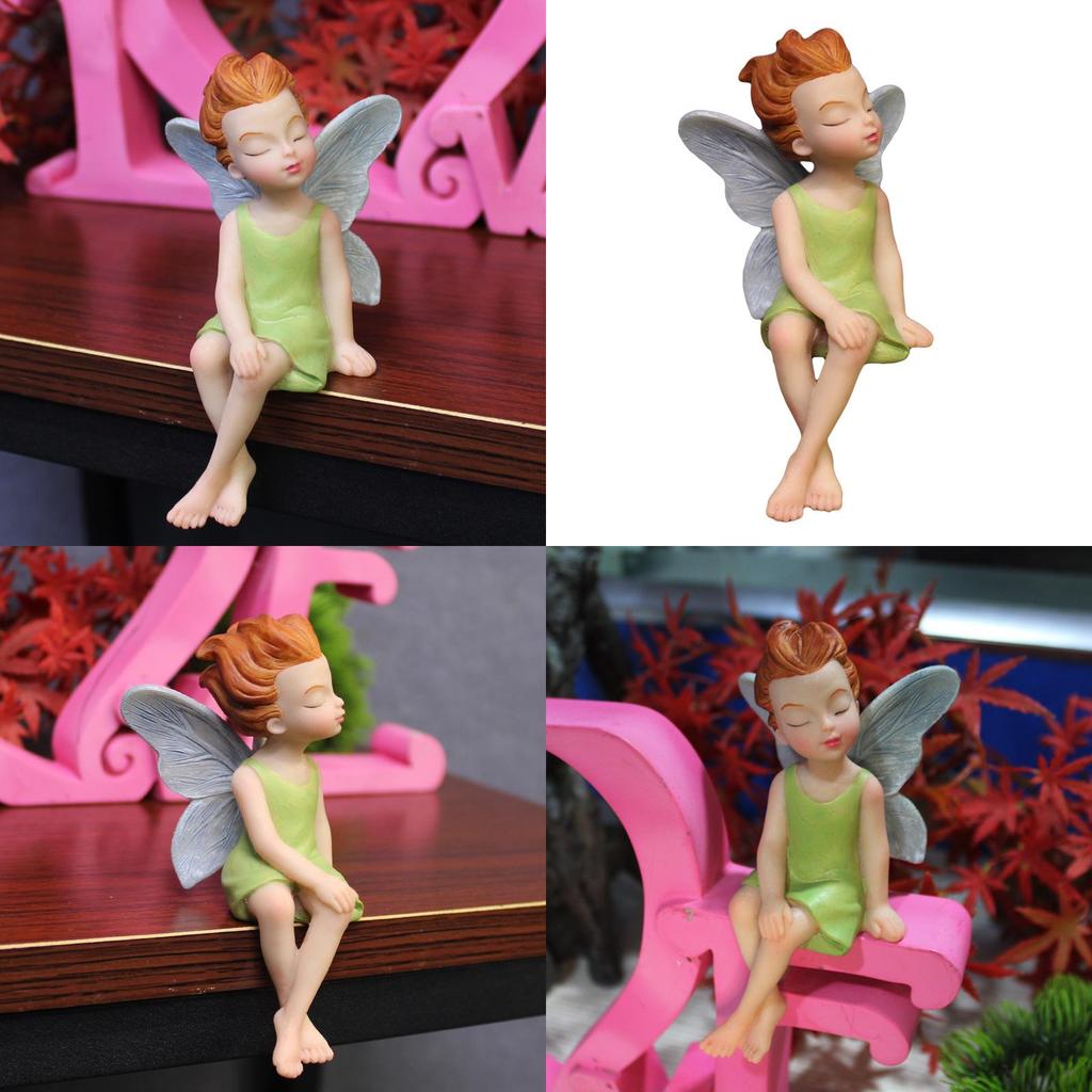 Blumenfee Harz Handwerk Figur Schreibtisch Ornament Geschenk Für Kinder Und Teenager Sammler