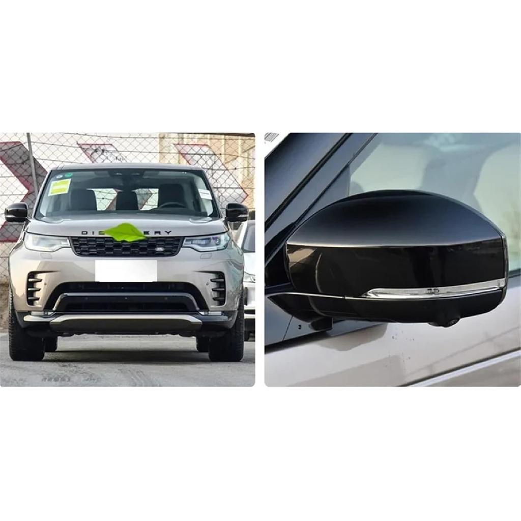 Compatible For Land Rover Discovery 4/5 Range Rover Sport/Executive Edition 2014-2023 Rearview Mirror Housing Side Wing Mirrors Cover(1pcs Black