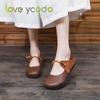 love ycodo Brand Women's and Girl's Student Summer Natural Derma Moccasins