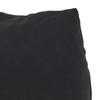 Back Cushion Black 45 X 20 X 35 Cm Cord Fabric