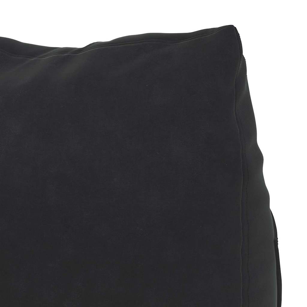Back Cushion Black 45 X 20 X 35 Cm Cord Fabric