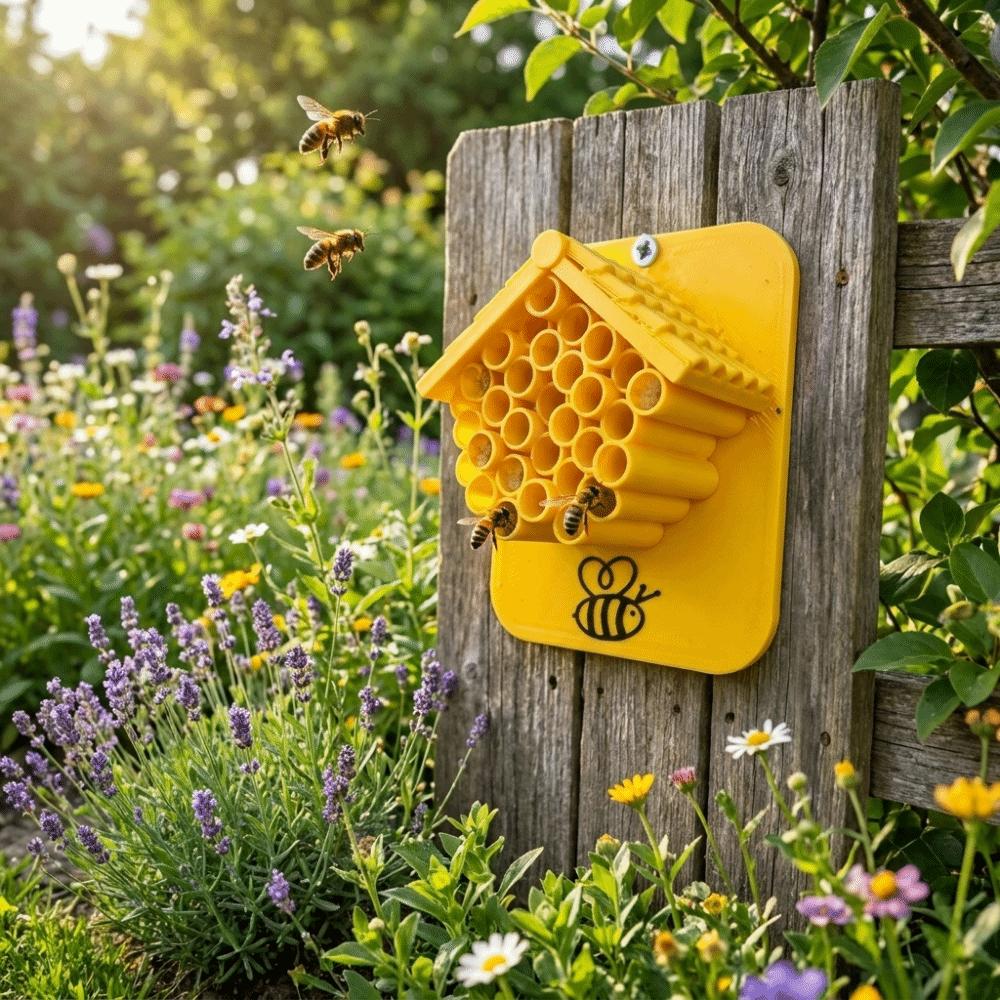 Umweltfreundliches Bienenhotel Sicherer Hafen Bienen Nisthäuser Dekorative Garten Bienenhaus Wildbienen