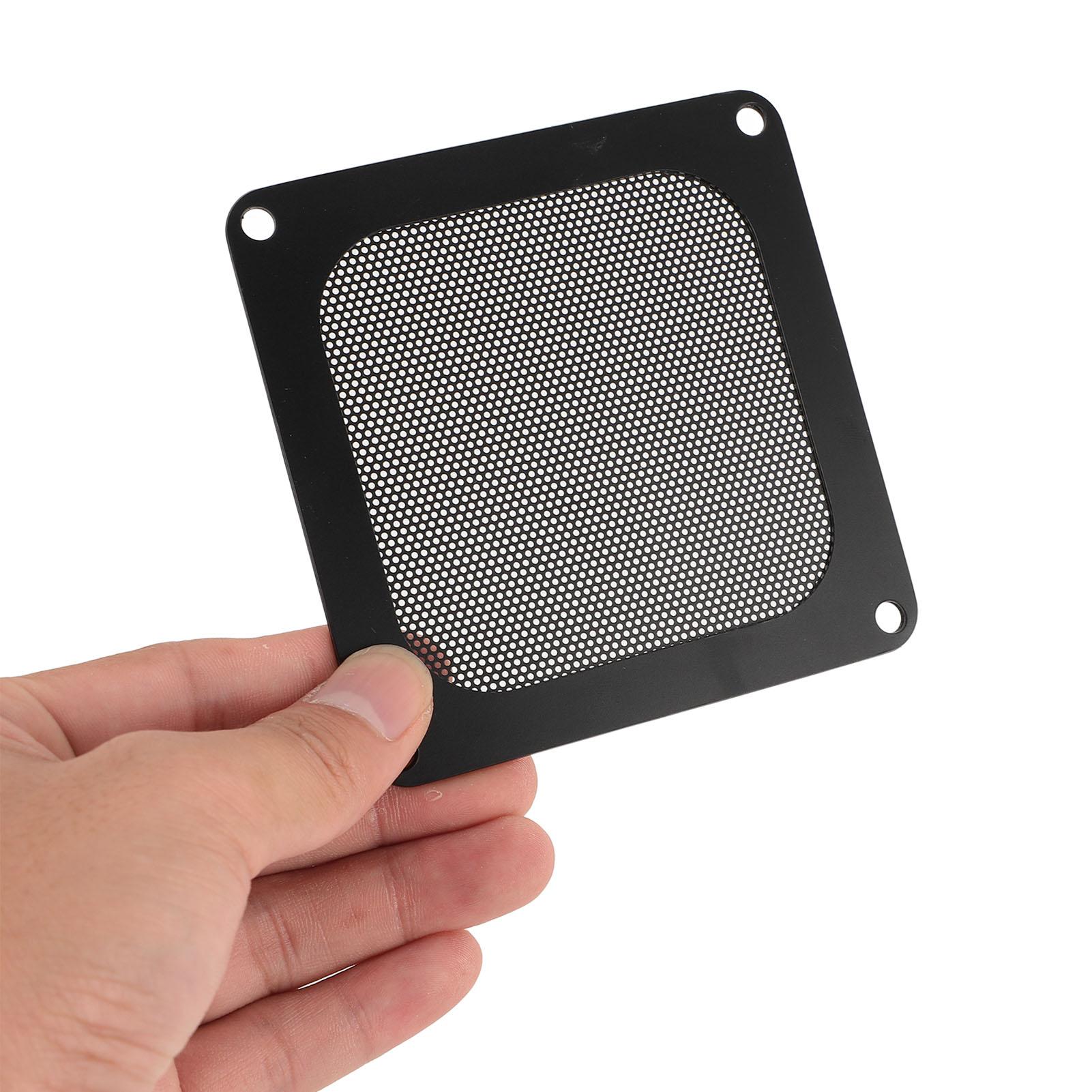 4PCS PVC Computer Fan Filter Grills Magnetic Frame PC Fan Dust Mesh PC Cooler Filter 3.66x3.66in