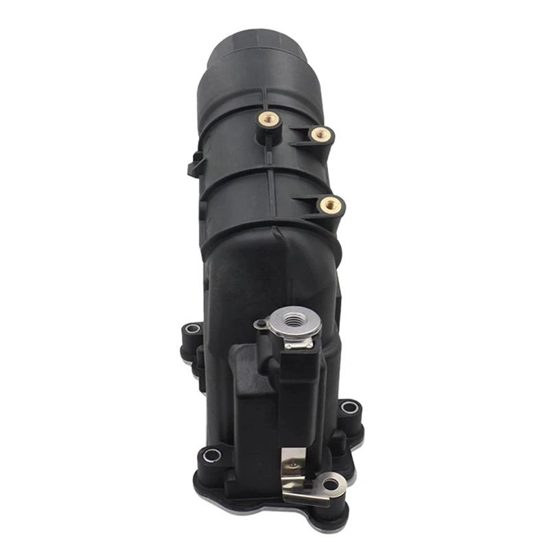 Engine Oil Filter Housing Oil Cooler 11427807799 For BMW 1 3 5 Series E88 E82 E81 E87 E93 X1 E84 X3 E83 2004-2015 11427797392