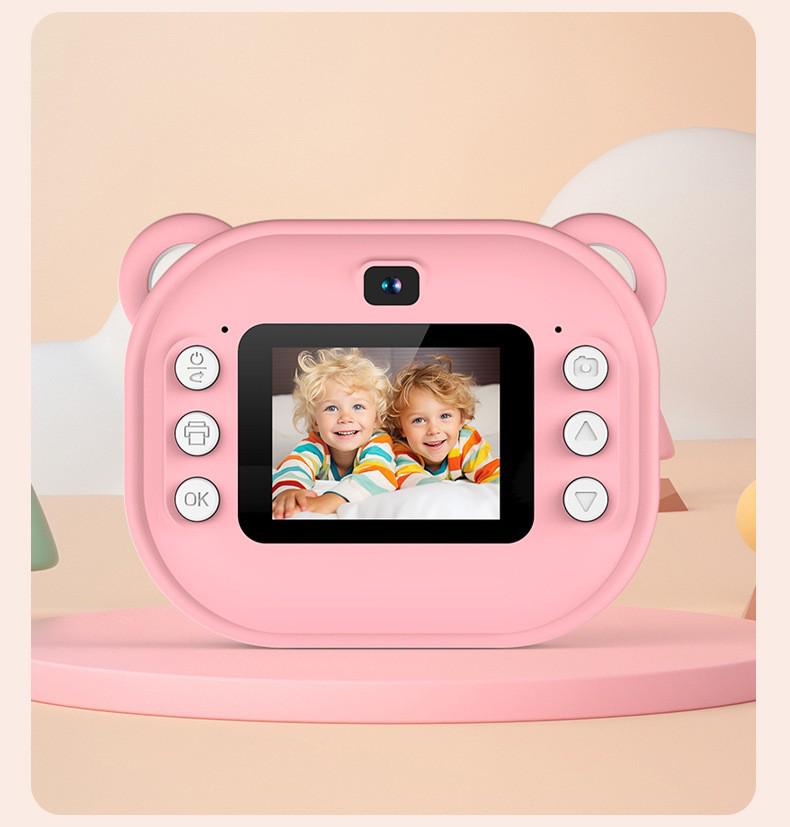 High-Definition Kids' Instant Print Camera with Cartoon Design