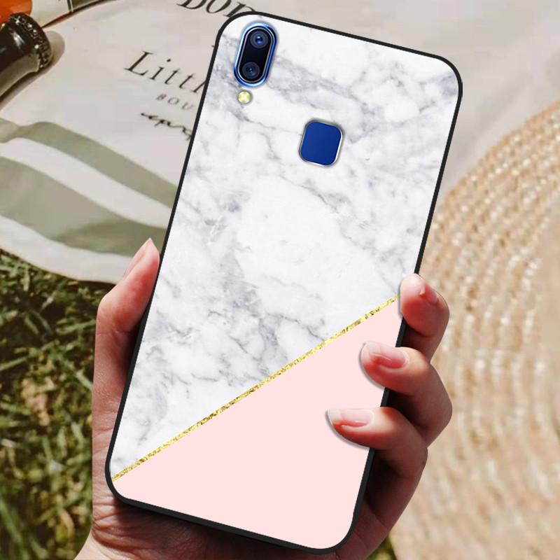 For Coque Vivo Y93 Lite Case Silicone Cartoon Painted Soft TPU Back Cover For Vivo Y91 Y95 Y93 Lite Case Y 91 Phone Cases Capas