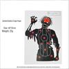 Junshe Zombie-skalle Skjutmålspapper (3-pack)