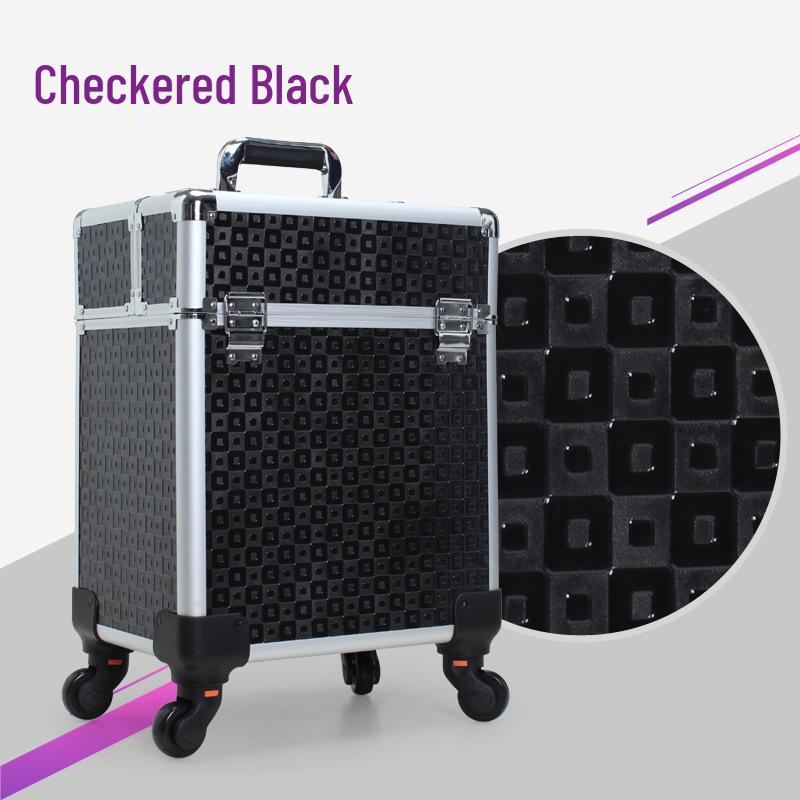 Professional Multi-Layer Aluminum Rolling Makeup & Beauty Tool Case