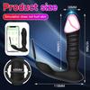 Telescopic Anal Butt Plug Vibrator Bluetooth App Control  Delay Ejaculation Penis Ring Prostate Massager Sex Toys for Men 18+