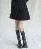 AVANDRESS Daphne Tweed Pleated Skirt Ivory