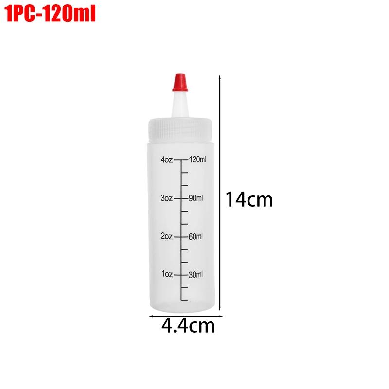 

Needle-nosed Scale Squeeze Bottle 120/250/450ml Empty Condiment Bottles Ketchup BBQ Salad Sauce Dispenser Kitchen Containers
