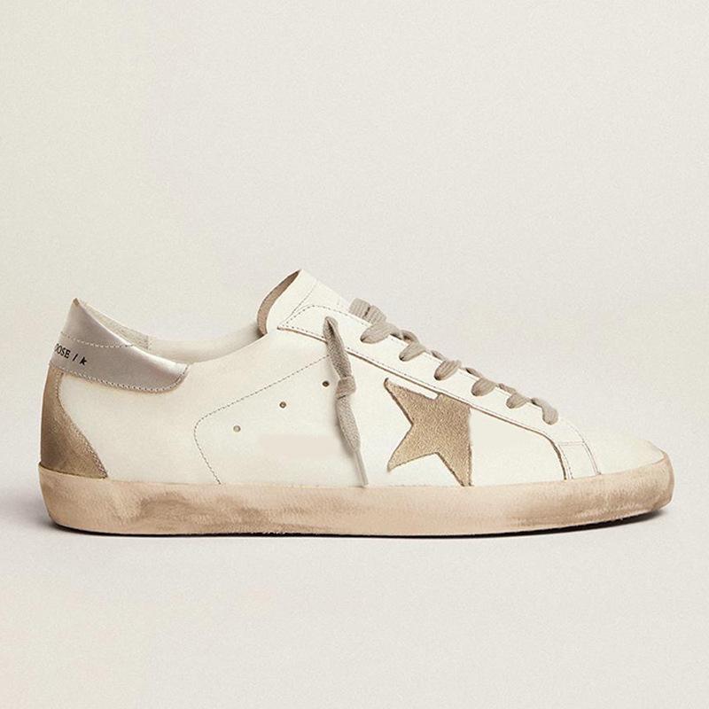 Leather Small Dirty Shoes Men's and Women's Star Shoes Dirty Shoes Casual Versatile Fashion Board Shoes White Shoes