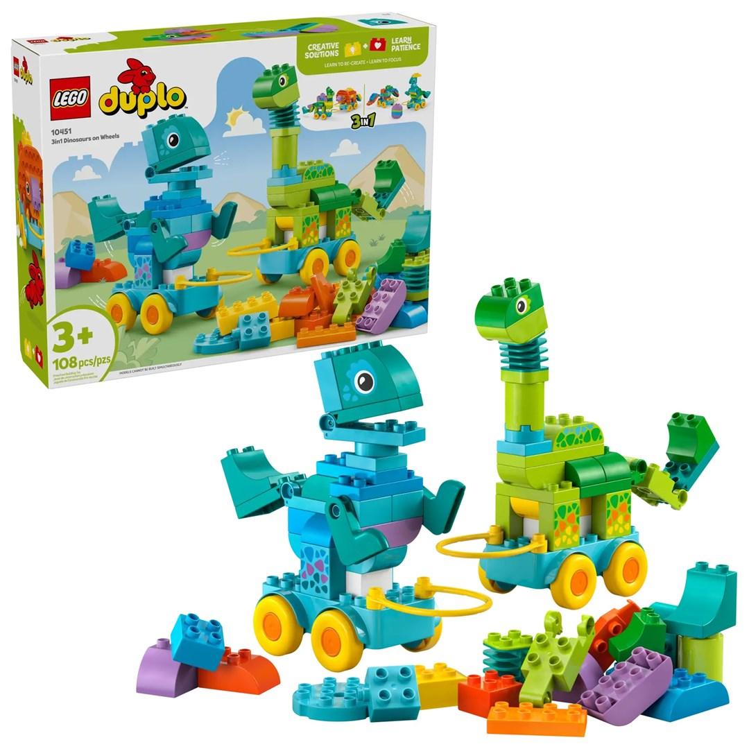 LEGO DUPLO 3IN1 10451 DINOSAURI SU RUOTE