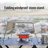 Alliance Portable Foldable Stainless Steel Camping Stove Stand