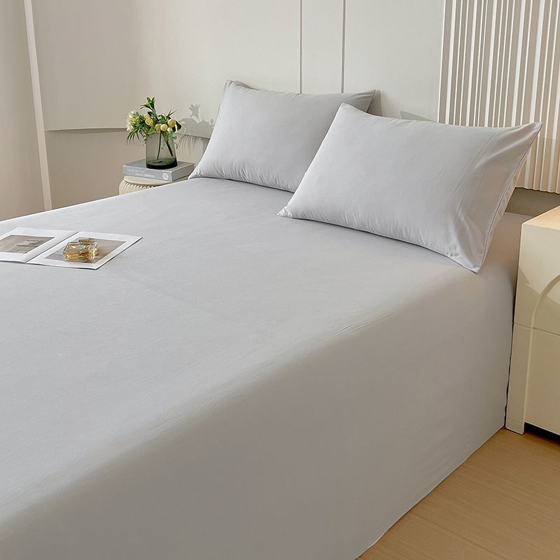 Drap de lit style crème Doux et respectueux de la peau Literie pour lit simple double