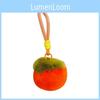 Plush Car Keychain With Cute Persimmon Squirrel Rabbit Design For Gift And Collection