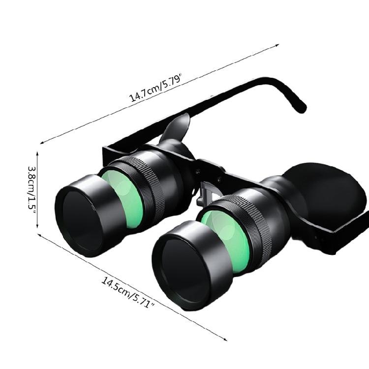 Angelfernglas Verstellbare Angelvergrößerungsbrille für Vogelbeobachtung