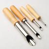 Pottery Clay Tools: Set of 4 Round Hole Punches for Polymer Clay and Art Sculpting