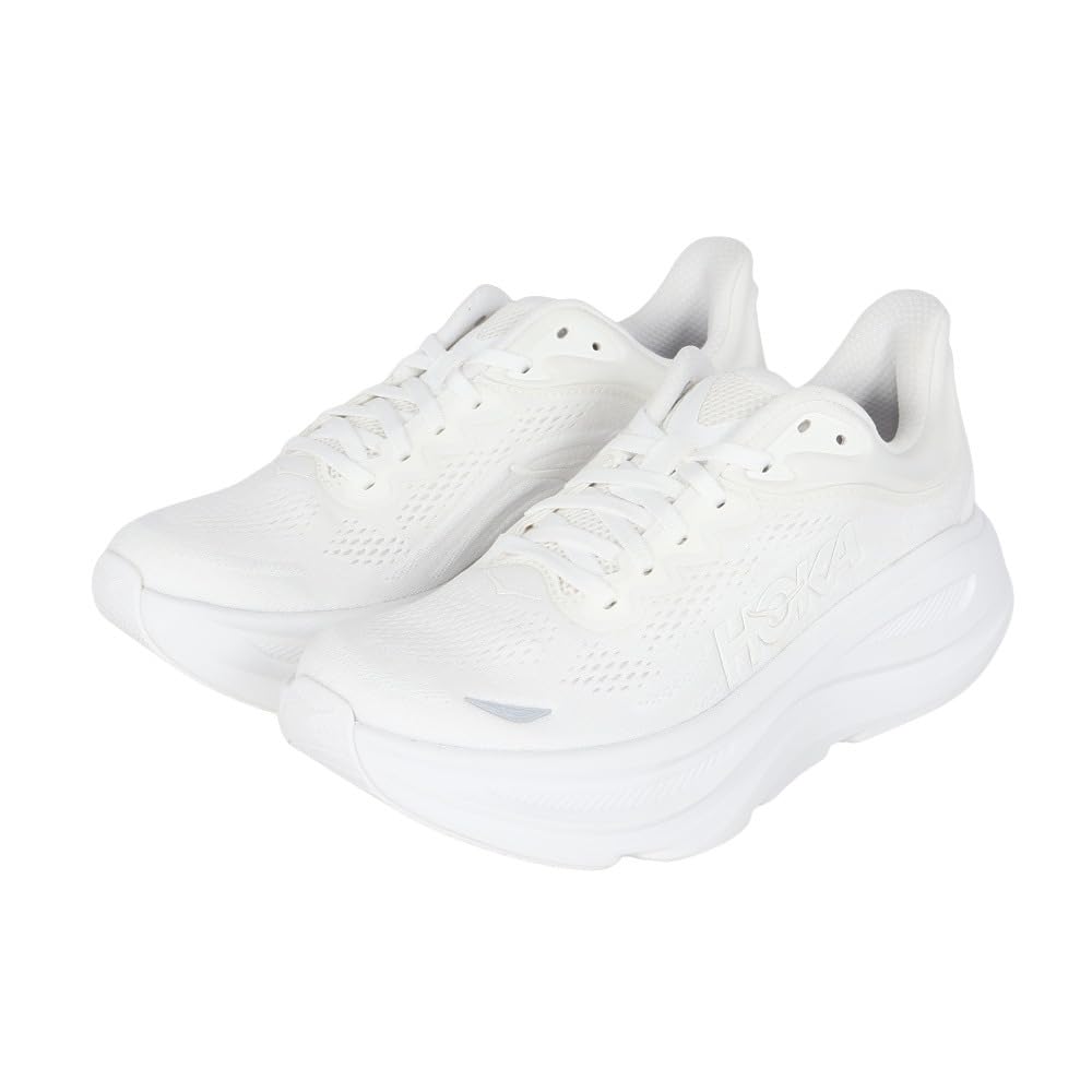 HOKA Bondi Running Jogging Shoes, Shoes, 91162011-WWH (White/Size 25.5/Men's)