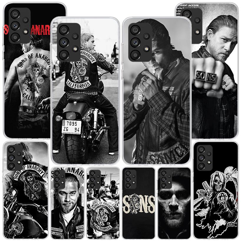 Sons Of Anarchy Black Phone Case For Samsung Galaxy A17 A16 A15 A14 A13 A57 A56 A55 A54 A53 A37 A36 A35 A34 A33 A26 A25 A24 A23