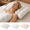 Ventilated Sleep Pillow Puff Cooling Pillow, Soft Breathable Quilted Sleeping Machine Warm Night Washable, Fluffy Cloud-like for Side And Back