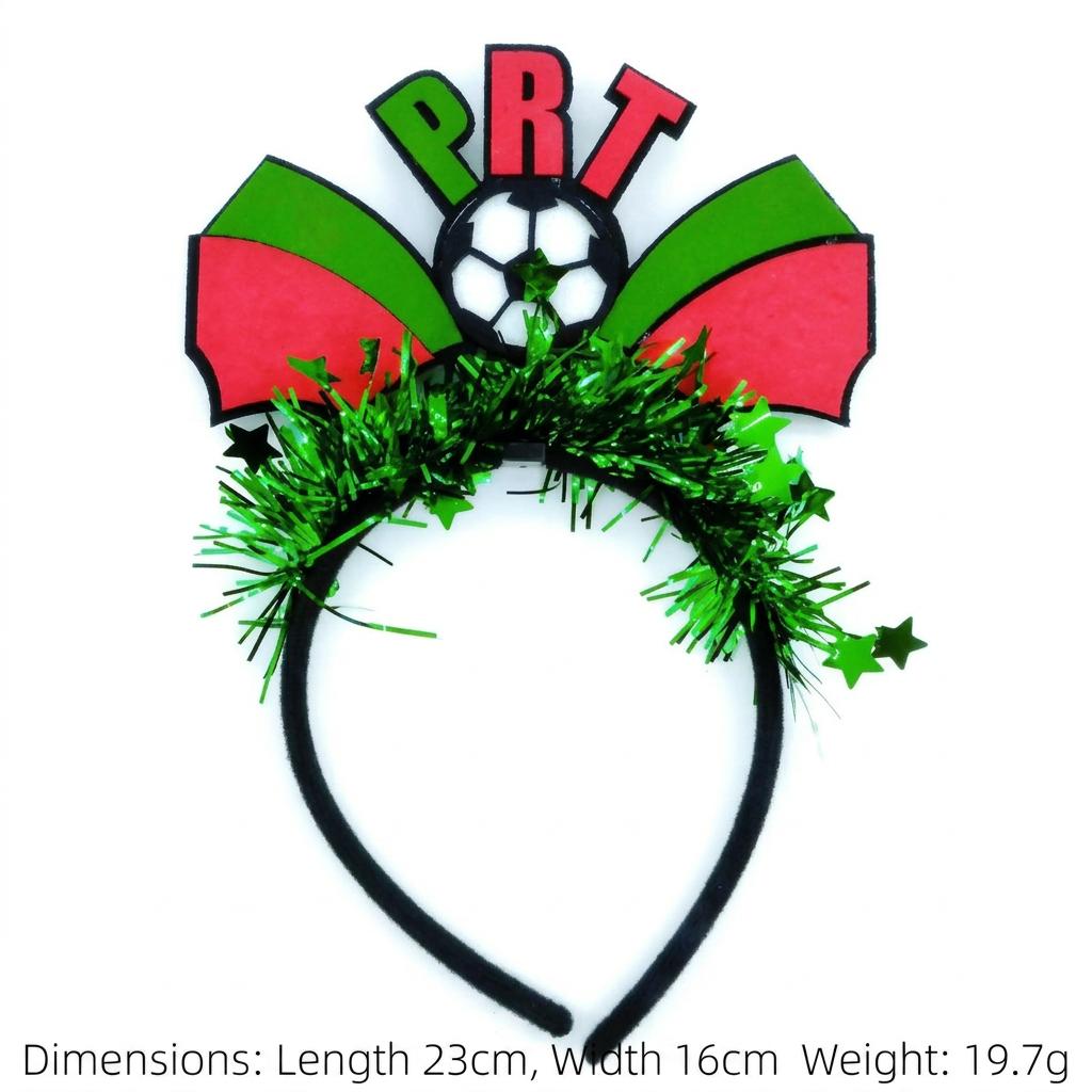 2026 Football Event National Team Flag Headband, Soccer Fan Cheering Hair Hoop Headwear For Cheerleading Fan Hair Hoop