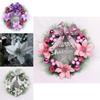 Luxurious Pvc Christmas Wreath For Front Door Elegant Xmas Party Garland Decor