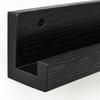 Record Collection Wall Display, 6pcs Separate Shelves with Ready Mounting Holes, Open-Front Access, and Installation Hardware