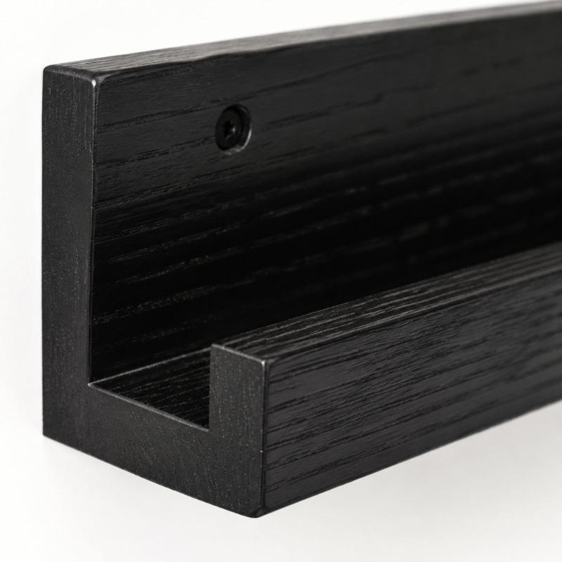 Record Collection Wall Display, 6pcs Separate Shelves with Ready Mounting Holes, Open-Front Access, and Installation Hardware