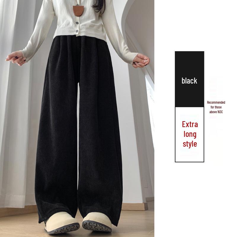 Yamamoto Wide-Leg High-Waisted Drape Pants - Women s Spring Loose Fit M