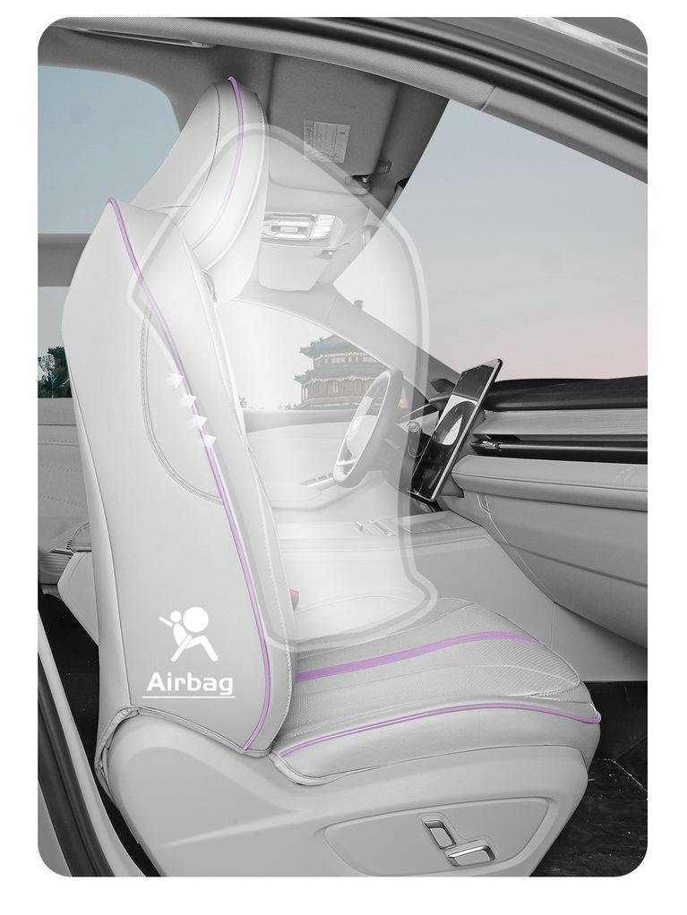 New Model Universal Full-Leather Car Seat Cushion Set for Xingrui L - Fits Five-Seaters, Suitable for All Seasons